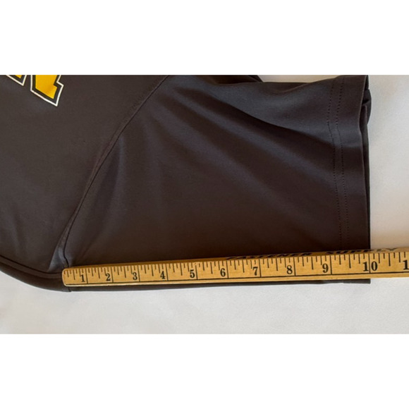 Under Armour US Navy Graphic HeatGear Athletic T-Shirt Men’s Large Gray Y2K - Picture 8 of 9